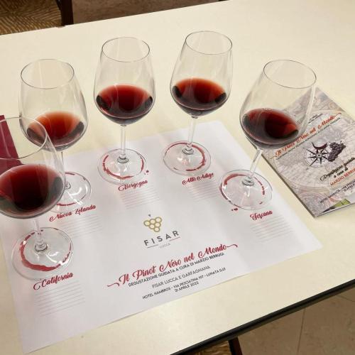Degustazione Il Pinot Nero nel Mondo - Hotel Hambros